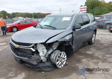 2020 Chevrolet Traverse Ls z USA, uszkodzony, nr VIN 1GNERFKWXLJ248584